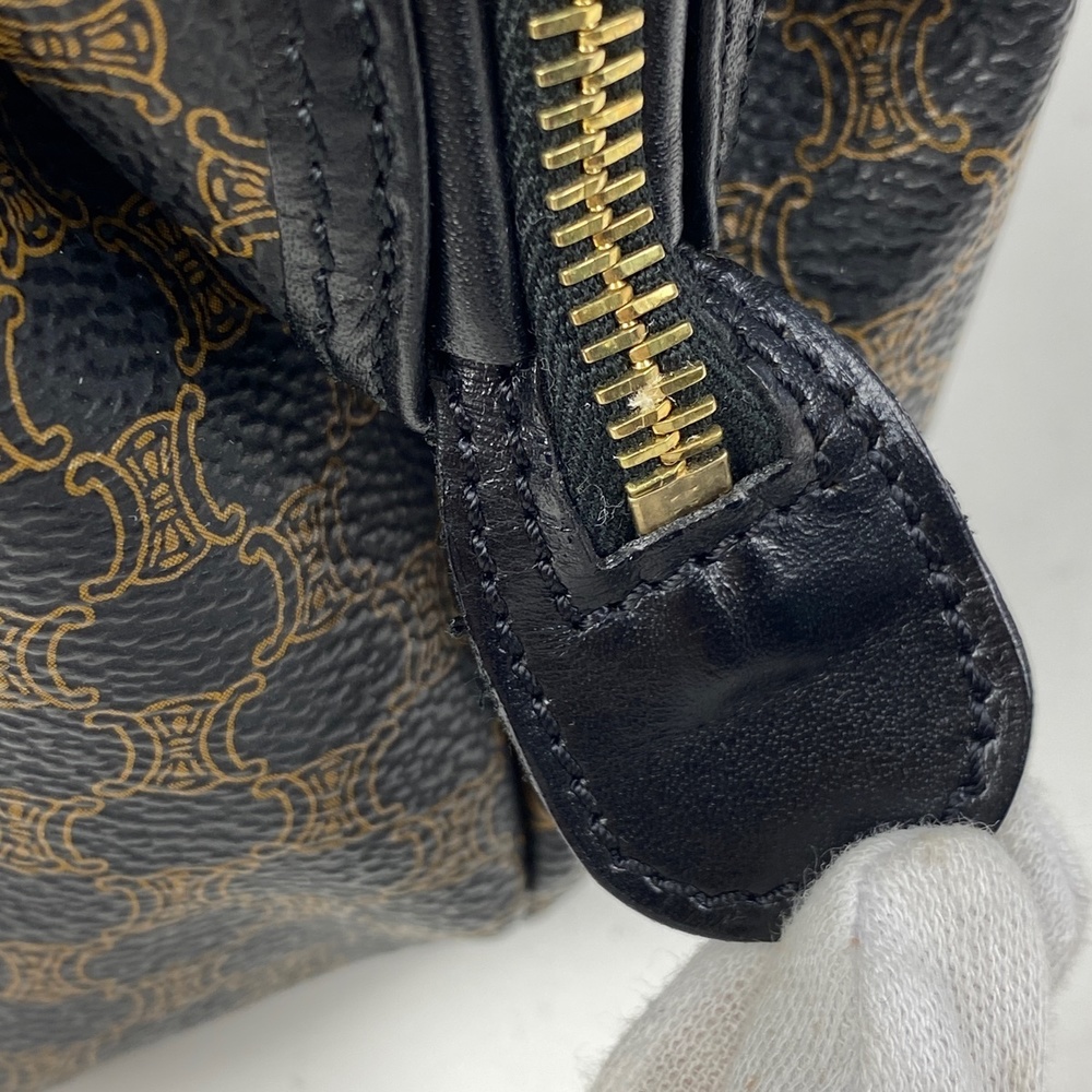 Celine Brown Pattern Macadam Pouch - image 3